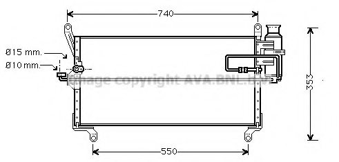 PRASCO FT5177 Condenser, air conditioning
